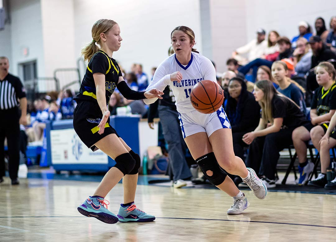 Ryleigh Dill had eight points Tuesday to lead Polk Middle in its 24-22 win