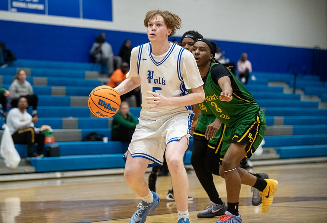 Chase Stansbury had nine points for Polk County in Friday's loss